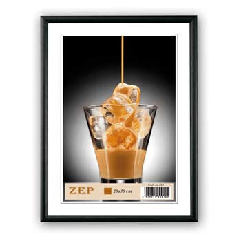 Zep AL1B4 - Aluminium - Black - Single picture frame - Table - Wall - 20 x 30 cm - Rectangular