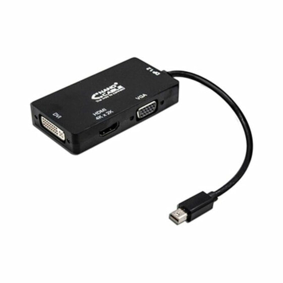 Mini Адаптер для DisplayPort на VGA/DVI/HDMI 3 en 1 NANOCABLE 10.16.3302-BK