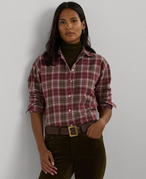 Women's Checked Plaid Shirt