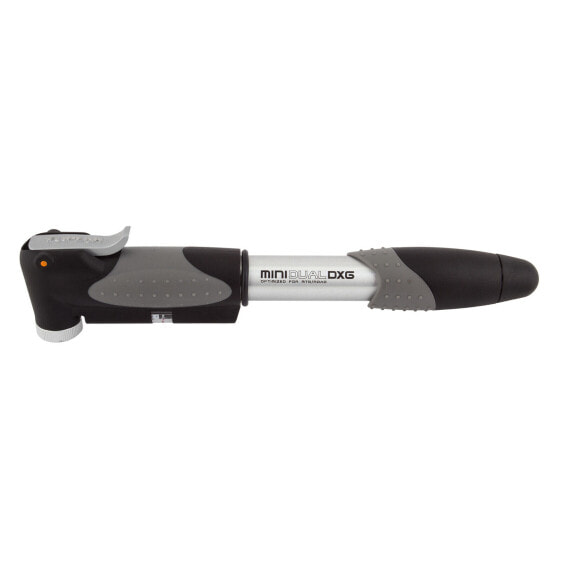 Topeak Mini Master Blaster DXG Frame Pump with Gauge: Silver/Black