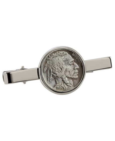 Buffalo Nickel Coin Tie Clip