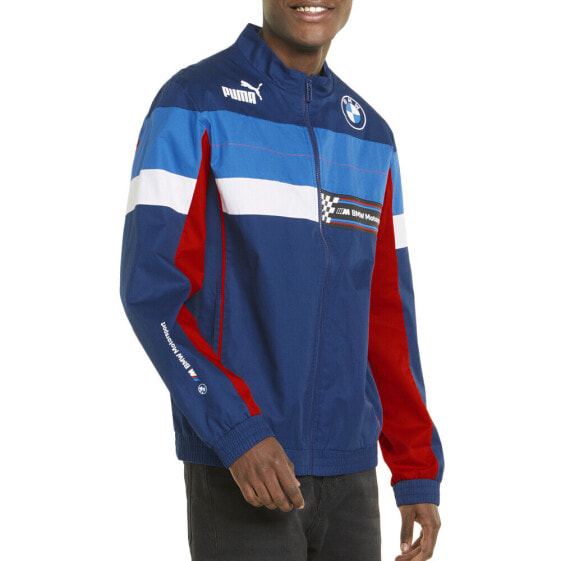 Puma Bmw Mms Sds Jacket Mens Blue Casual Athletic Outerwear 533324-04