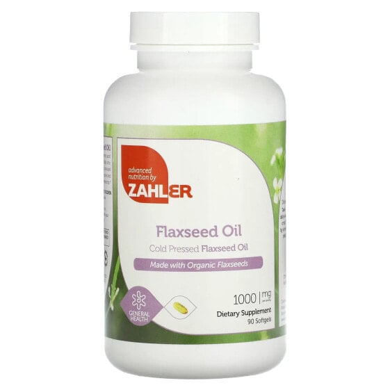 Flaxseed Oil, 1,000 mg, 90 Softgels