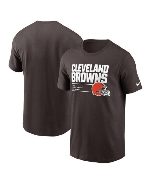 Men's Brown Cleveland Browns Division Essential T-shirt
