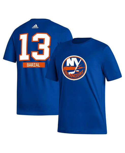 Men's Mathew Barzal Royal New York Islanders Fresh Name and Number T-shirt
