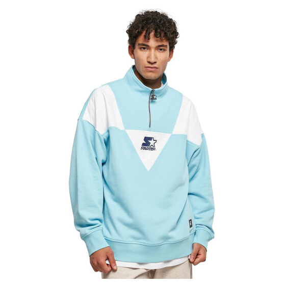 STARTER Triangle Troyer half zip sweatshirt