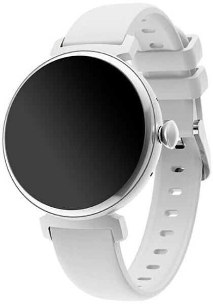 AMOLED Smartwatch DM70 – Silver - White