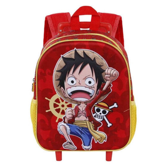 Чемодан детский на колёсиках KARACTERMANIA 3D Luffy One piece 34 см