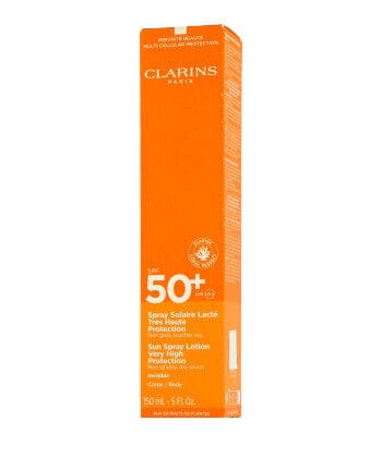 Clarins Sonnenschutz Spray Solaire Lacté Très Haute Protection SPF 50+ (150 ml)