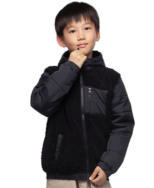 Big Boys Sherpa Jacket, Szie 4-18