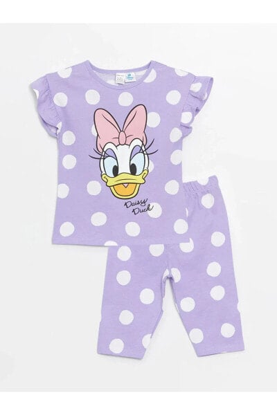 Пижама LCW Baby Daisy Duck Kız Bebek.