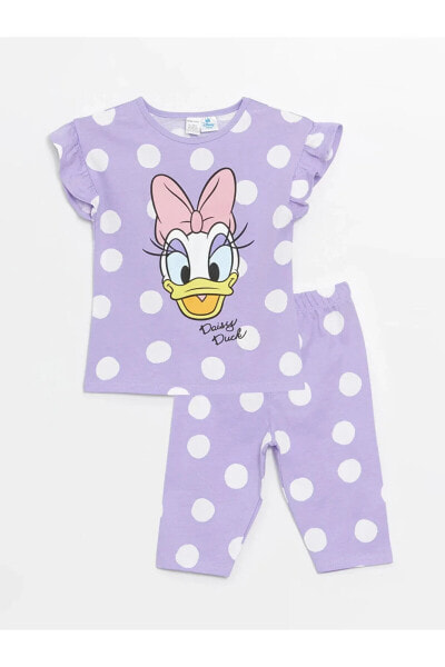 Пижама LCW Baby Daisy Duck Kız Bebek.