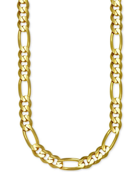 Figaro Link 22" Chain Necklace in 14k Gold