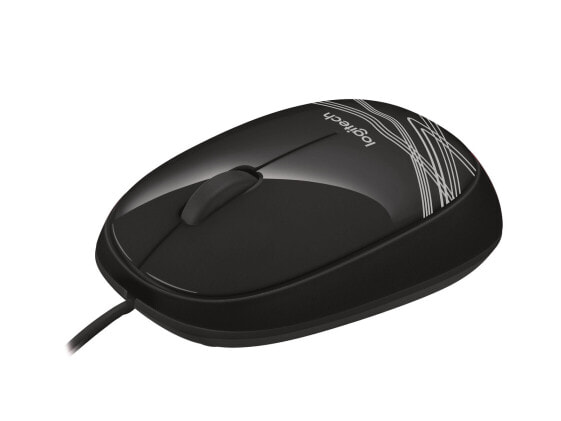 Logitech M105 corded mice - Ambidextrous - Optical - USB Type-A - 1000 DPI - Black