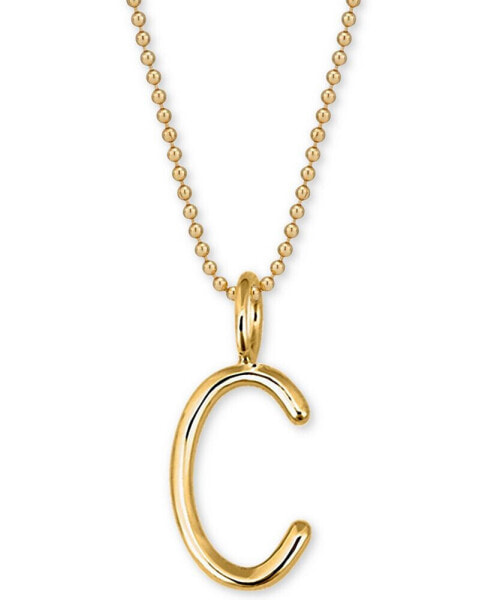 Sarah Chloe andi Initial Pendant Necklace in 14k Gold-Plate Over Sterling Silver, 18"