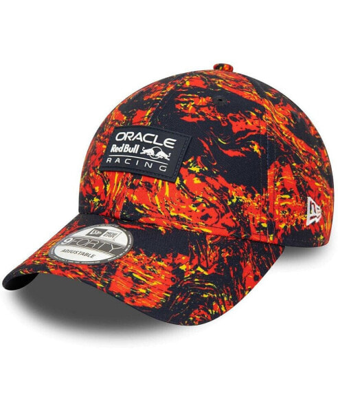 Men's Navy Red Bull Racing Allover Print 9FORTY Adjustable Hat