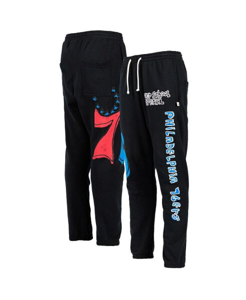 Men's Black Philadelphia 76ers Sweatpants