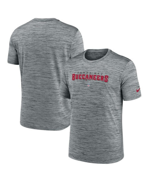 Men's Gray Tampa Bay Buccaneers Velocity Performance T-shirt