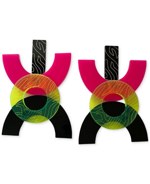 Серьги Swanky Designs Naomi Multicolor Dangle