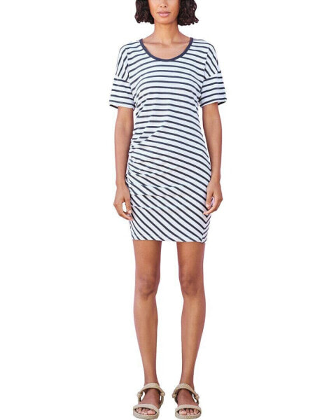 Sundry Stripe T-Shirt Mini Dress Women's