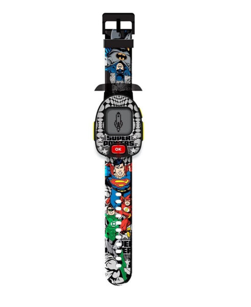 Kids Justice League Multicolor Silicone Strap Smart Watch 42.5mm