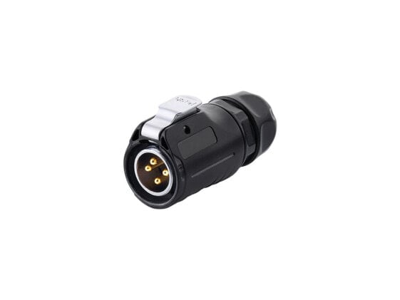 Good Connections IC01-20P401 - S1 - Power (4-Pin) - Black - Straight - Metal - Plastic - Gold - Copper alloy