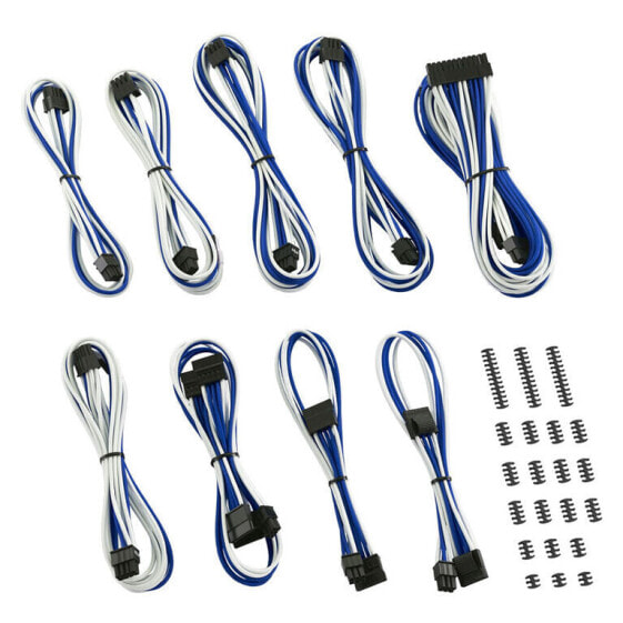 CableMod Classic ModMesh C-Series Cable Kit Corsair AXi, HXi & RM - weiß/blau