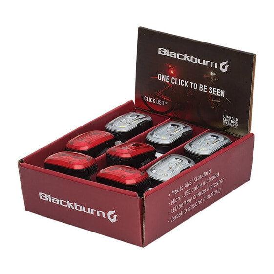 Аксессуары для велоспорта Blackburn Click USB 8 единиц светового комплекта