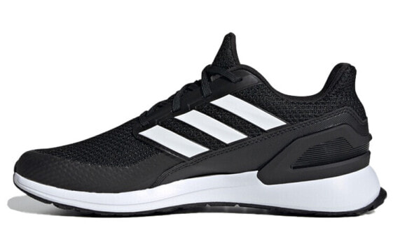 Кроссовки adidas Rapida Run черно-белые, унисексный, низкие, модель FY5306