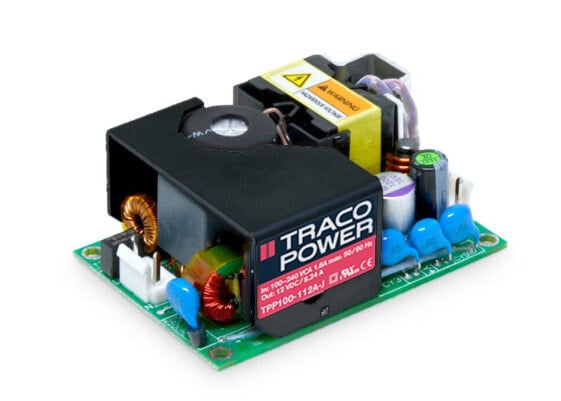 TRACO POWER TPP 100-124A-J - 50.8 mm - 32 mm - 76.2 mm - 156 g - 100 W - 120-370 V