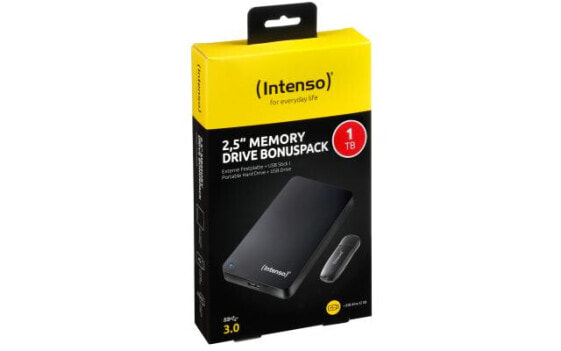 Intenso 6023680 - 1000 GB - 2.5" - 3.2 Gen 1 (3.1 Gen 1) - 5400 RPM - Black