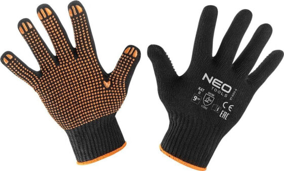 Средство индивидуальной защиты Neo Рабочие перчатки из хлопка и полиэстера с точечным покрытием 113XX размер 10" (97-620-10)