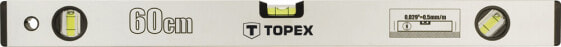 Topex Poziomnica aluminiowa anodowana 120cm 3 libelle - 29C305
