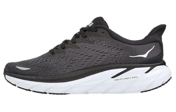 Кроссовки HOKA ONE ONE Clifton 8 Женские черно-белые