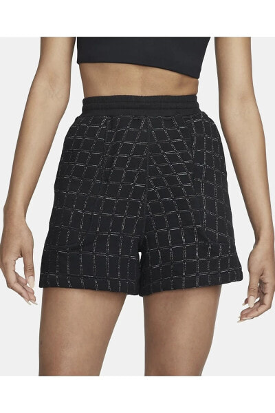 Дамские шорты утепленные Nike Yoga Therma-fit Luxe Luxe Cozy Fleece