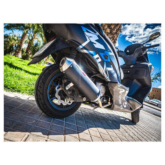 GPR EXHAUST SYSTEMS Evo4 Road Kymco Downtown 350 21-23 Ref:KYM.CAT.18.EVO4 Homologated Full Line System With Catalyst