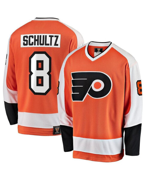 Men's Dave Schultz Orange Philadelphia Flyers Premier Breakaway Retired Player Jersey