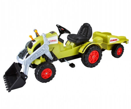 Детский педальный трактор-погрузчик с прицепом BIG  Claas, 800056553