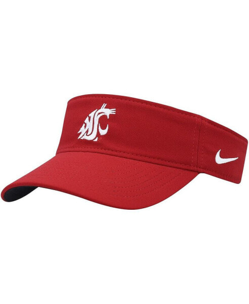 Men's Washington State Cougars Crimson Sideline Performance Visor