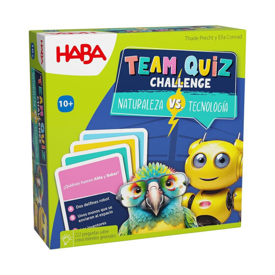 HABA Team quiz challenge - nature vs. technology - board game