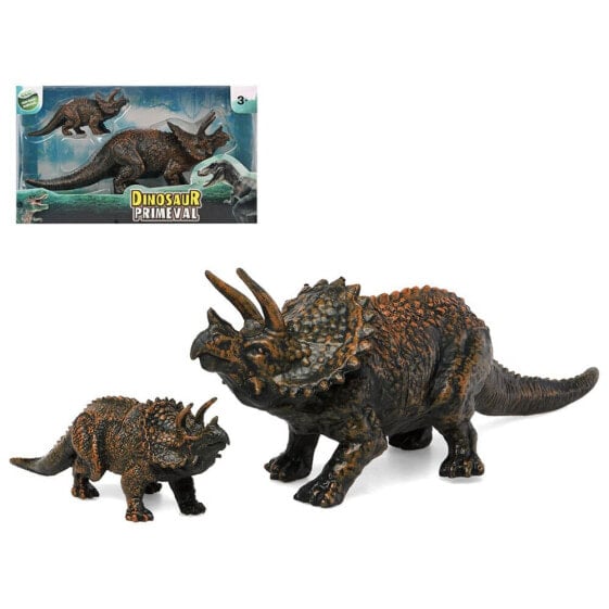 Фигурка ATOSA Dinosaurset Triceratops Triceratops 2 Assorted Figure (Комплект динозавра Трицератопс)