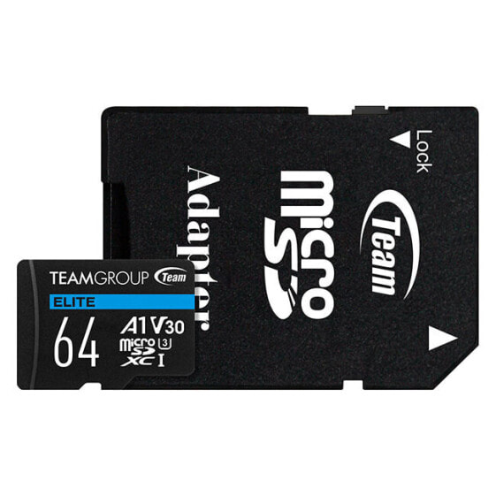 Team Group ELITE - 64 GB - MicroSD - Class 3 - UHS-I - 90 MB/s - 45 MB/s