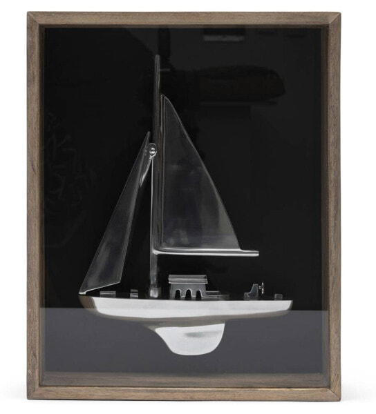 Sail Away Boat In Box Tiefer Rahmen