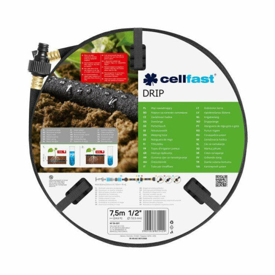 Cellfast Drip Garden Hose Размер введения: 1/2 "Длина: 7,5 м.