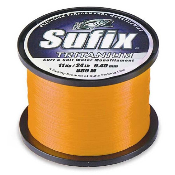 Леска монофильная Sufix Tritanium 1/4 Lbs 860 м 0.40 мм 11.0 кг/24 Lb