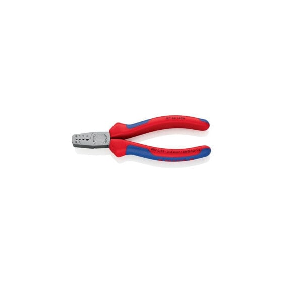 Knipex Aderendhülsenzange Gesamtlänge 145 mm 0,25 - 2,5 (AWG 23 - 13) mm² poliert Mehrkomponenten-Hüllen