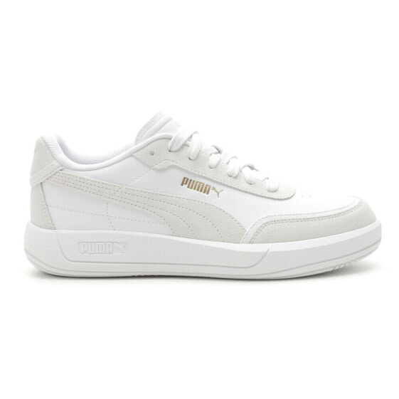 Puma Club Pearl Lace Up Womens White Sneakers Casual Shoes 39936005