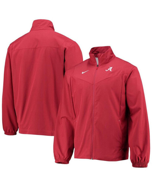 Men's Crimson Alabama Crimson Tide 2021 Sideline Full-Zip Jacket