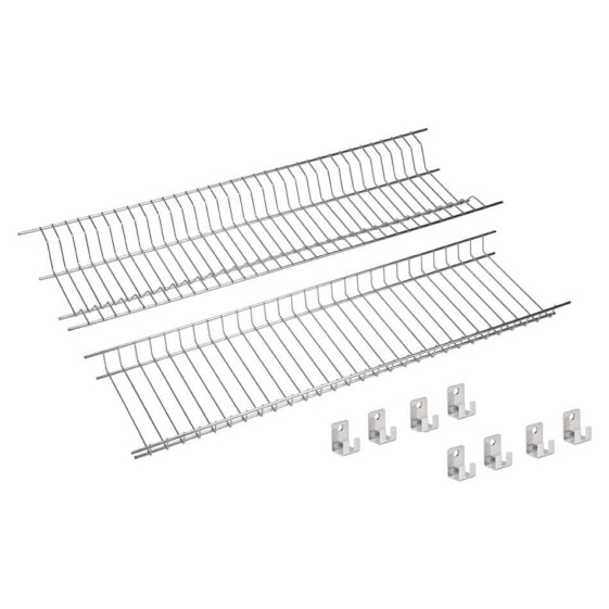 SAUVIC Kit 55 cm stainless steel dish drainer cabinet