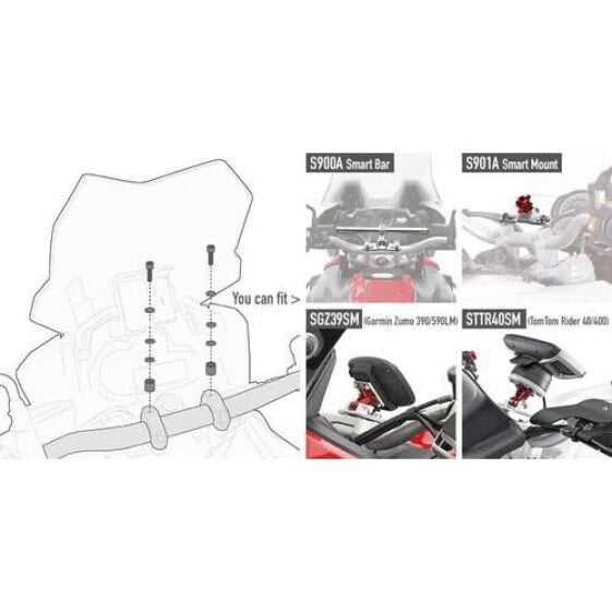 GIVI Fixing Kit Smart Bar